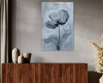 Simple Moonflower | Blue by Kanzo