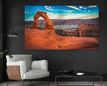 Delicate Arch dans Arches National Park et ses environs sur Rietje Bulthuis