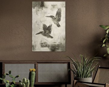 IJsvogels in Vlucht | Taupe