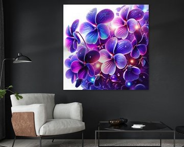 Bright violet splendour - Flower Power