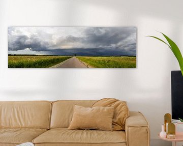 Leinen zum Sturm - Panorama bei Drunen von Zwoele Plaatjes