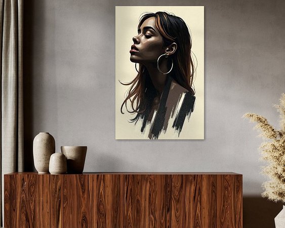 Example of the artwork in a room