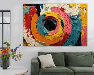 Kunst met kleur abstract