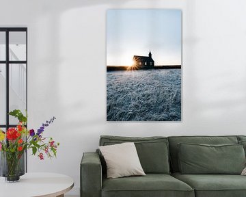 Sunrise at Búðakirkja - Iceland's black church
