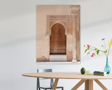 Majestätische Alhambra-Tür - Granada Spanien von Dagmar Pels