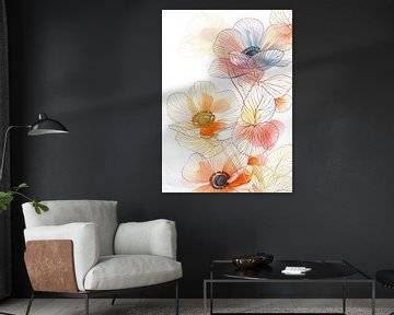 Wilde bloemen Groenblijvende bloemen 29 van JBJart Justyna Jaszke