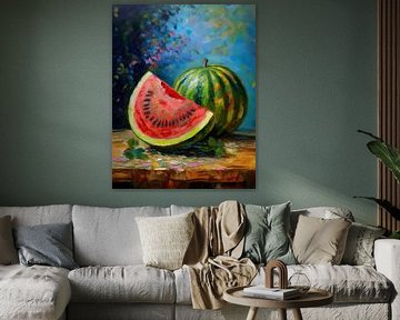 watermeloen stilleven