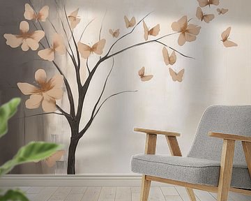Japandi Butterfly Tree