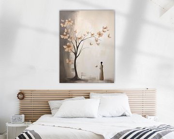 Japandi Vlinderboom van Caroline Guerain