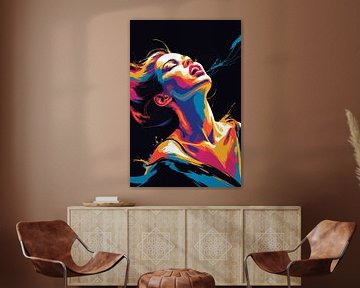 Emotie omarmen van ink art