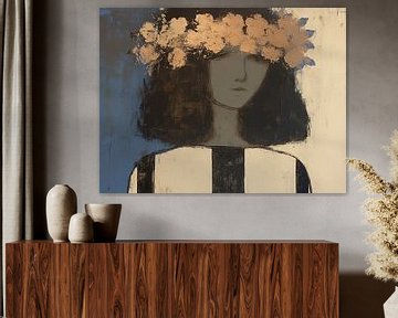 Golden Crown Silhouette van De Mooiste Kunst