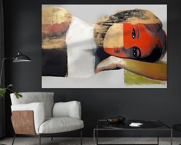 Women's portrait | Dreamy Gaze by Wonderful Art