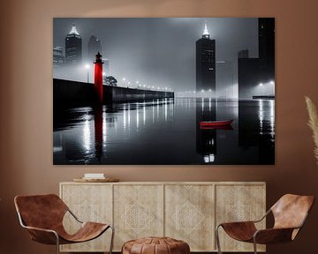 Ville portuaire de nuit-01 sur Rautenberg Digital Art Maritim