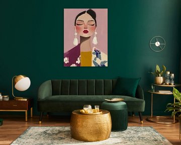 Moderne Muse von Carla Van Iersel