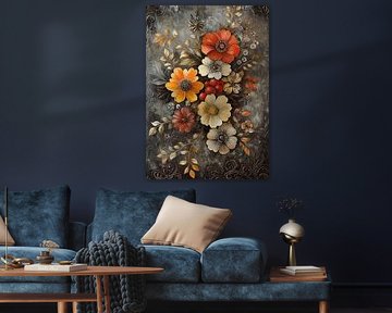 Floral | Blumen auf dunklem Hintergrund