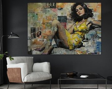 Urban Fragments of Beauty van Abstract Schilderij