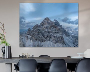 Tre Crime oder Drei Zinnen in den Dolomiten Italien von Sjoerd van der Wal Fotografie