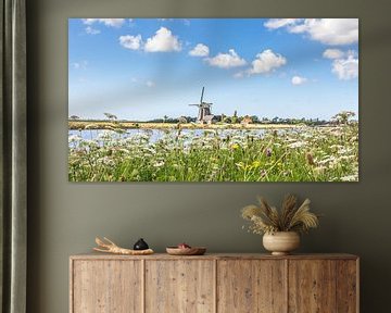 Molen op Texel Nederland van Hilda Weges