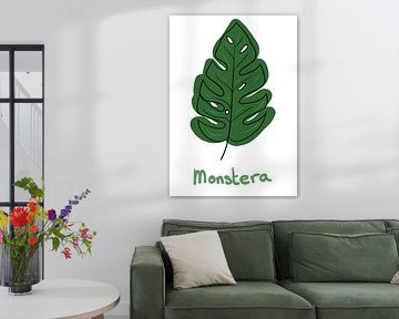 Leaf Monstera - 'Flora' series by Jeroen Visschers