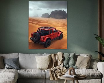 Rugged Jeep Wrangler in Majestic Dunes