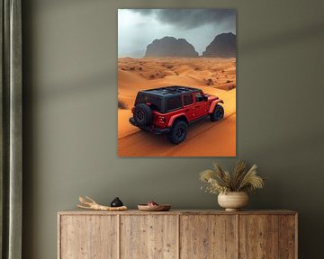 Rugged Jeep Wrangler in Majestic Dunes