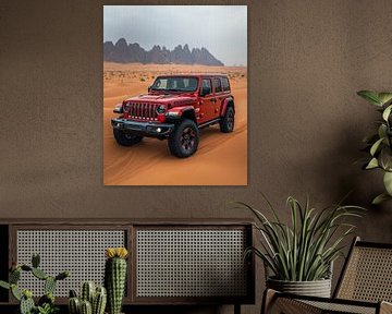 Rugged Jeep Wrangler in Majestic Dunes