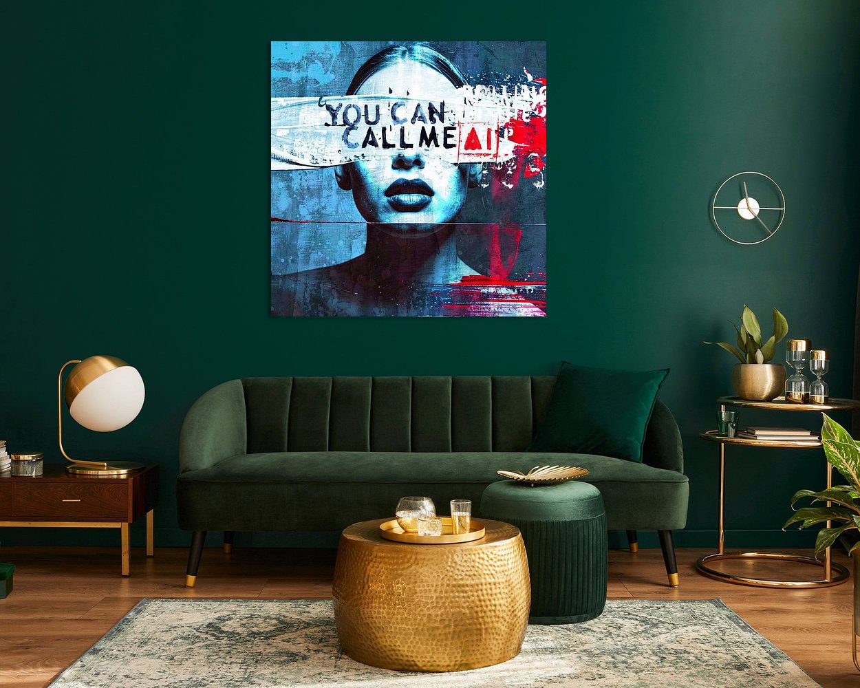 Example of the artwork in a room