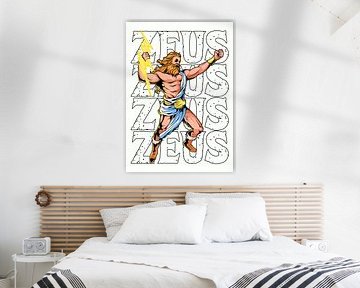ZEUS - Ruler with lightning in his hand by Pixelbull Design