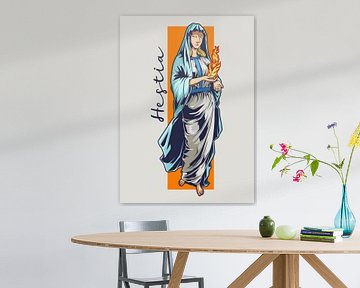 HESTIA - Beschermer van het heilige vuur van Pixelbull Design