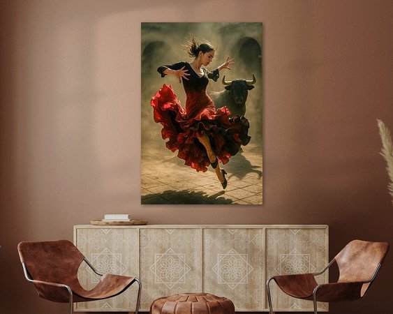Example of the artwork in a room