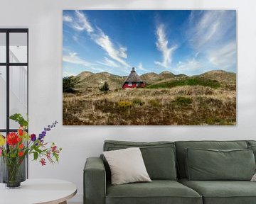 Wooden cottage in the dunes of Nymindegab by Dieter König