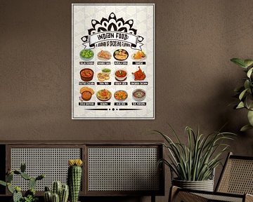 Indian cuisine full of flavours by Pixelbull Design