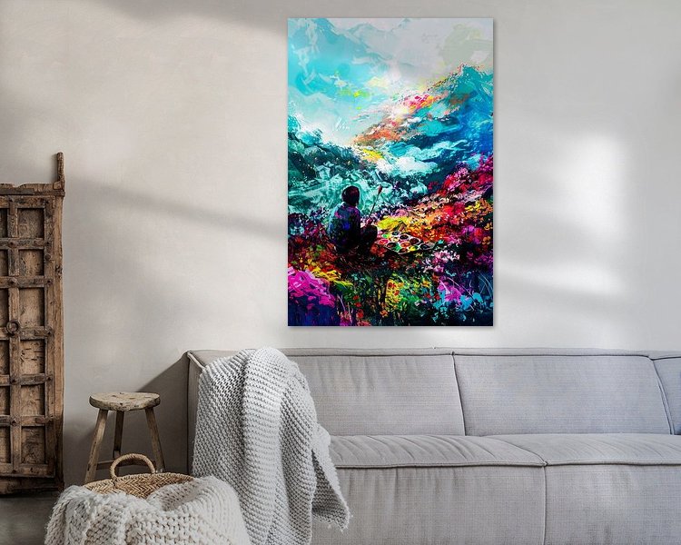 Example of the artwork in a room