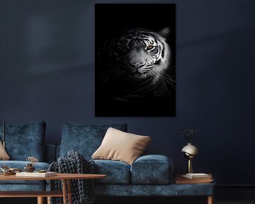 white tiger by nayyara art