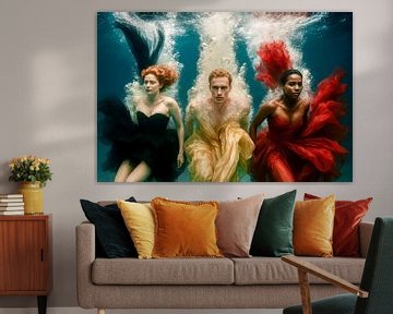 Trinity - The moment of determination by Klaus Tesching - Art-AI