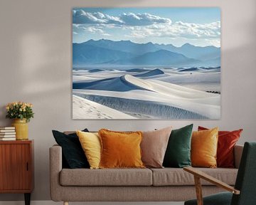 Lagunes onder het witte zand van Artistic