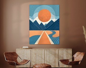 Woestijn Dageraad van Artistic