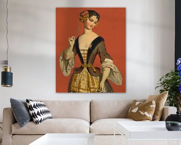 Portrait of a Lady II van Marja van den Hurk