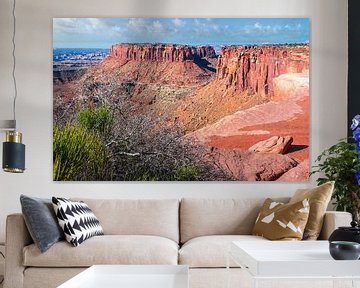 Montagnes de la Table dans le parc national de Canyonlands, Utah, USA