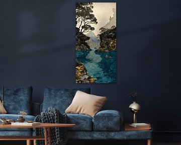 Japans landschap van Jolique Arte