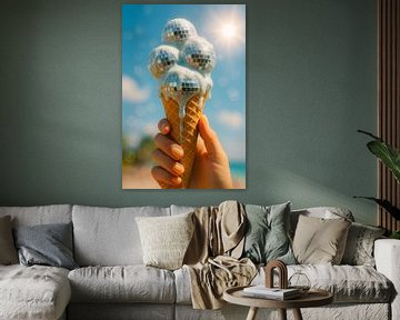 Smeltend Zomerfeest in een IJsje van But First Framing