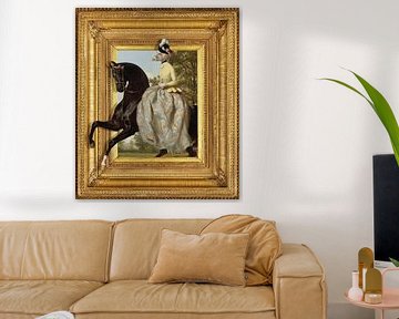 the Lady and her Horse van Marja van den Hurk