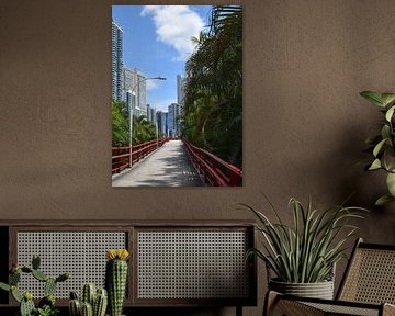 A bridge from the Cinta Costera park