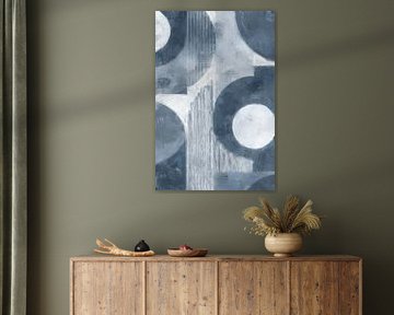 Geometrische Waterval | Blauw