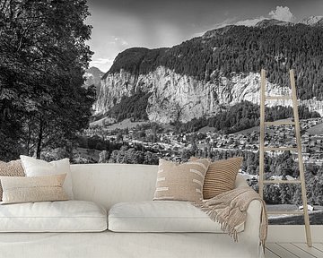 Lauterbrunnen black and white