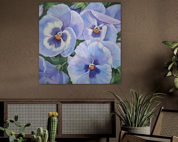 Blauwe Violen van Ineke Zeeuw