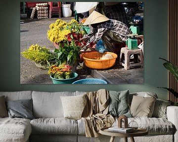 Morning rituals of a Vietnamese shop assistant by Frank Photos