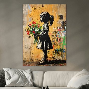 Girl Graffiti | Urban Girl Graffiti by Eye catching paintings