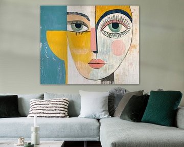 Gezichtskunst | Vrouw Abstract Portret van De Mooiste Kunst