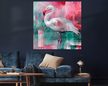 Roze flamingo van DiaSphera